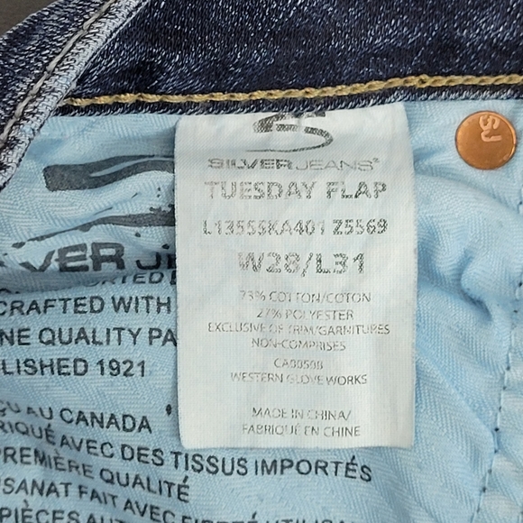 Silver Tuesday Flap Jeans - Picture 7 of 15